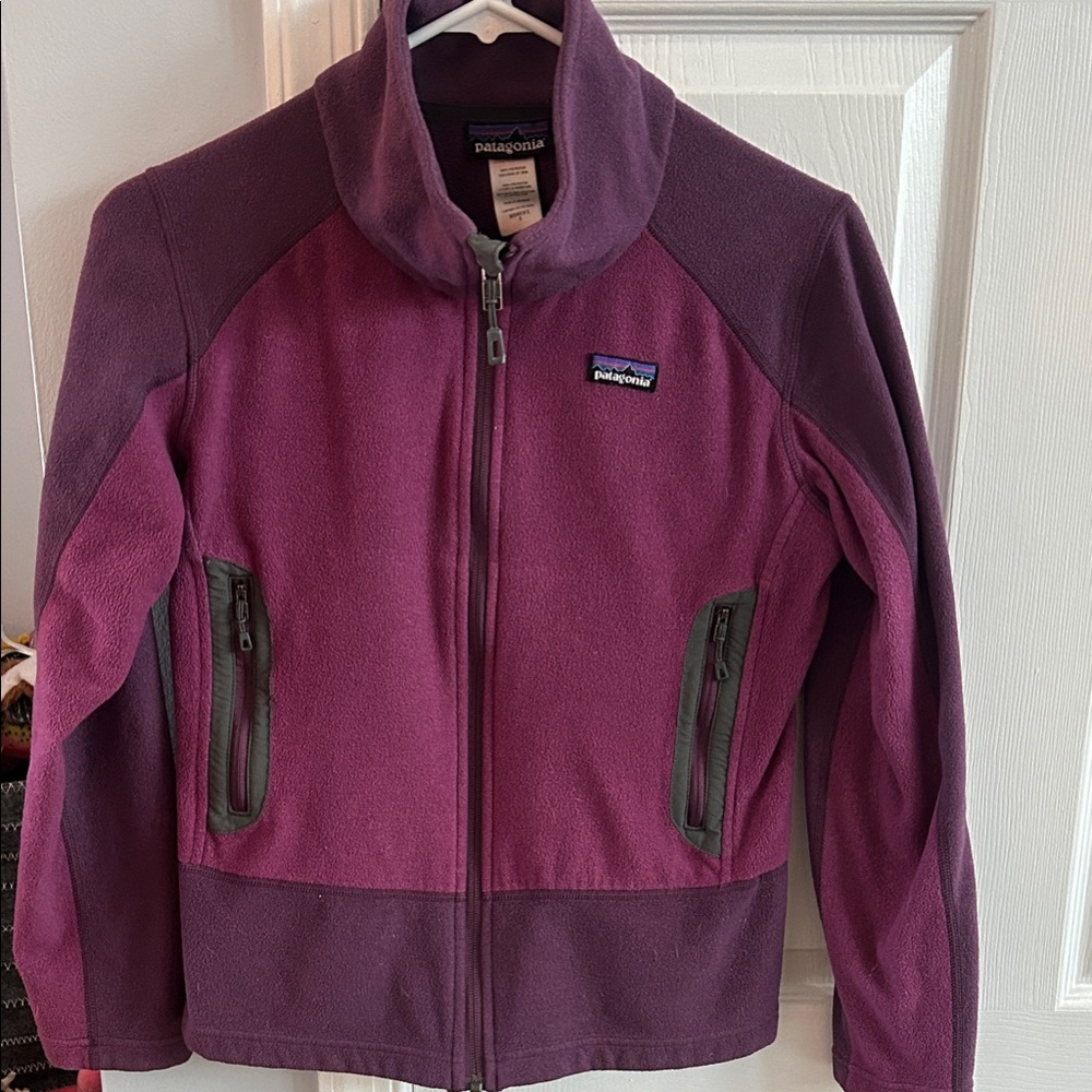 Patagonia Womens Two-Tone Purple Jacket